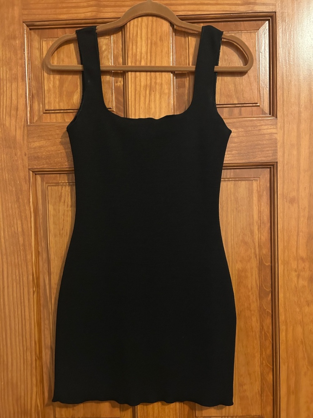 Zara Black Mini Bodycon Dress